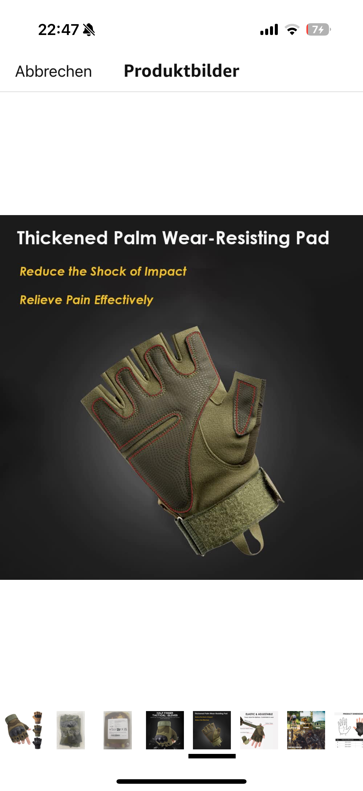 Halbfinger Handschuhe Neu und OVP