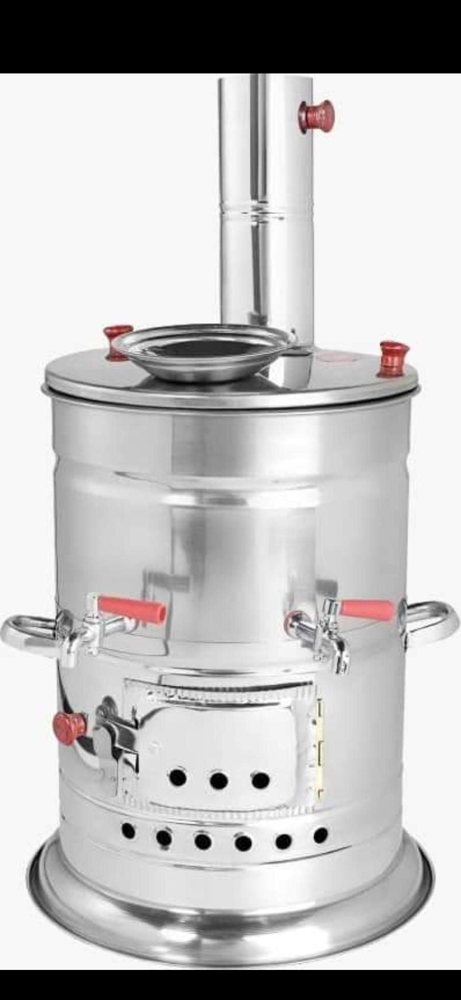 SAMOWAR- SEMAVER 3,5L TEE STUBE HOLZKOHLE
